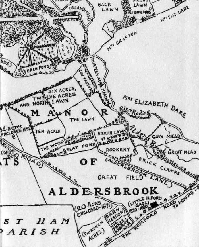 D'Oyley Map of Alders Brook
